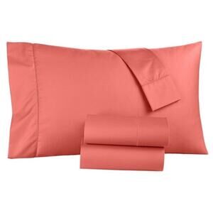 Charter Club Solid 550 Thread Count 100% Cotton 4-Pc. Sheet Set, Full